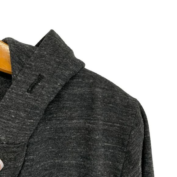 Threads 4 Thought Men's size Small Charcoal Gray Zipper Front Hoodie Jacket - Picture 4 of 10